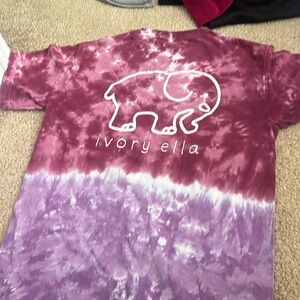 Tie dye shirt ivory Ella